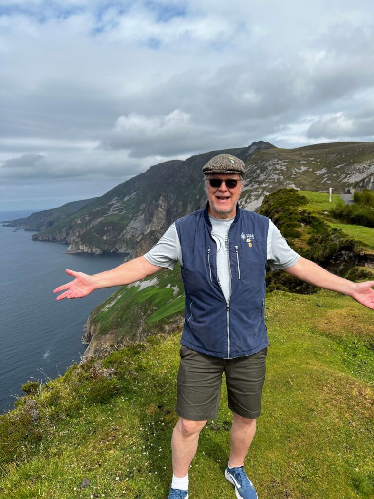 Captain Kurt near cliffs