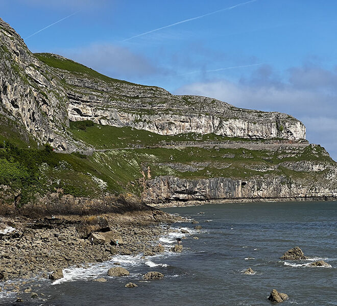 Cliffs seaside