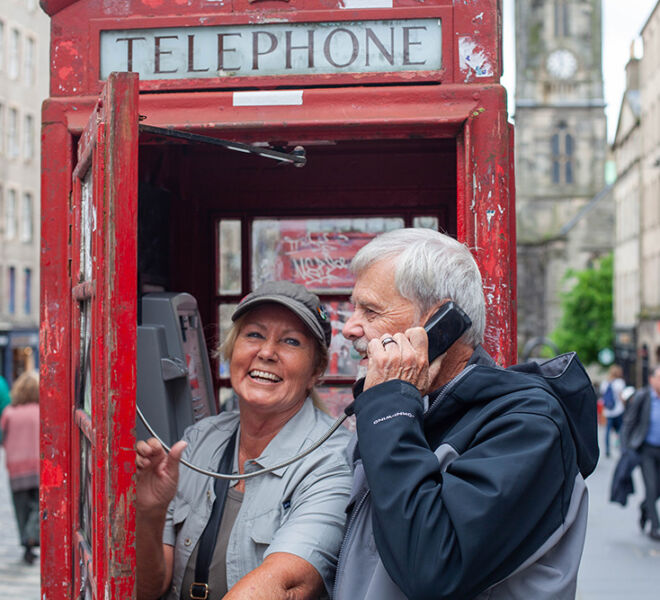 Beer Trippers in Phone Booth