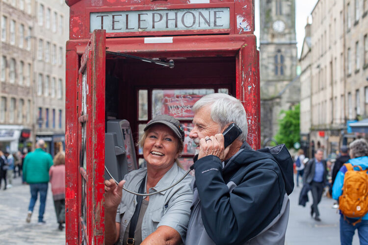 Beer Trippers in Phone Booth