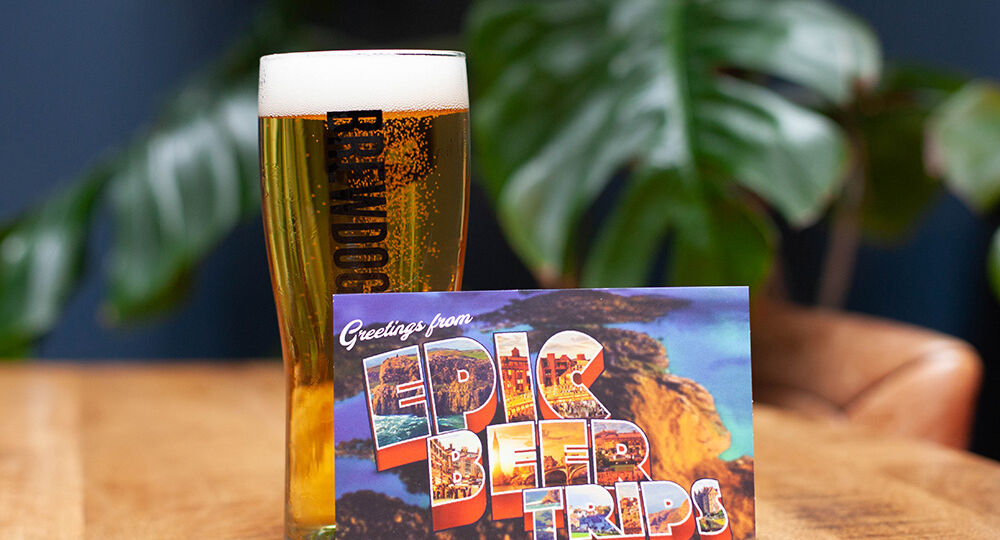 BrewDog Epic Beer Trips Postcard